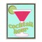 Stupell Industries Retro Cocktail Hour Framed Floater Canvas Wall Art Design by SD Graphics Studio